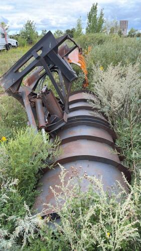 12&rsquo; root spring scraper truck plow