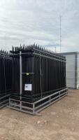 24 pieces of 10ft galvanized fencing