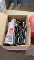 Assorted electrical and paint supplies