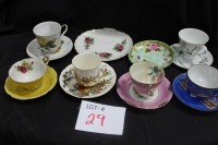 misc. Cups & saucers, plates