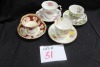 Cups & saucers, plate