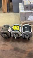 3- electric motors (1/4 hp)