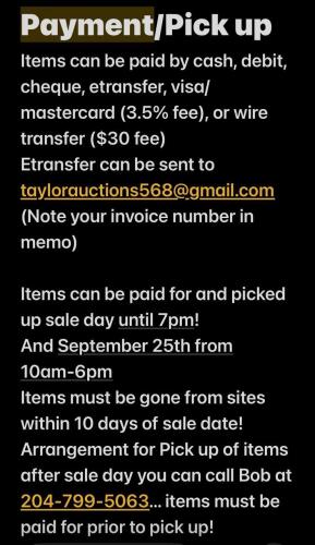 Payment & Pick Up