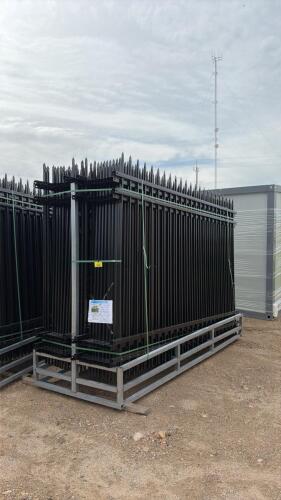 24 pieces of 10ft galvanized fencing