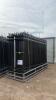 24 pieces of 10ft galvanized fencing