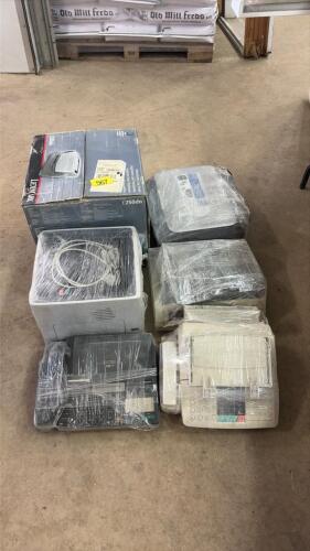 Assorted printers and fax machines