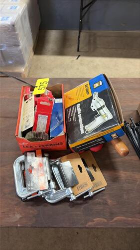 C clamps, shop tools