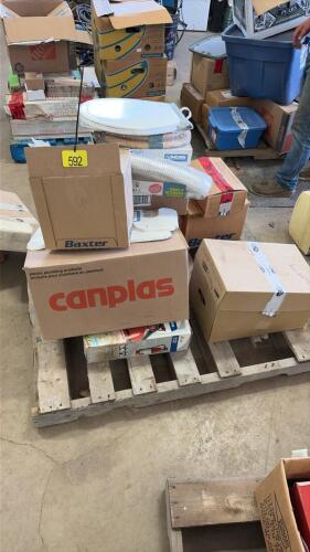 Large assorted plumbing supplies