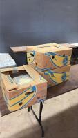 Large assortment of peg board hooks