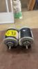 2- electric motors (1/4 hp)