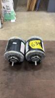 2- electric motors (1/4 hp)