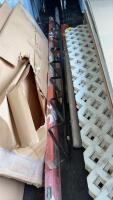Assortment of drywall trim and stair stringers