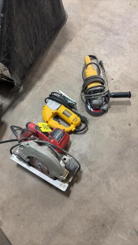 Saw, grinder, jigsaw