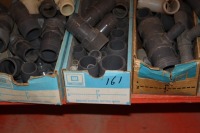 Misc. PVC insert fittings 90's, T's, couplings & reducers