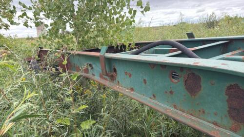 Tandem axle trailer frame