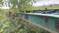 Tandem axle trailer frame