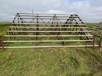 Steel rafters 42&rsquo; long 32&rsquo; wide
