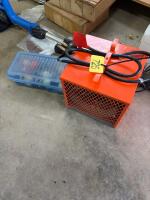 Garage heater and pool balls