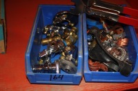 Quantity of shut off valves & parts