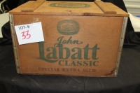 john labatt classic wooden box