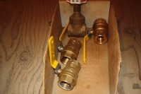 iron pipe valves 1"
