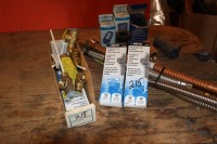 check valves, pressure relief valves, supply hoses