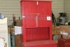 red antique pine cupboard - 2