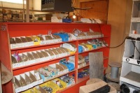 back to back shelving unit 8' x 3'