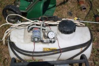 ATV sprayer w/ 12 volt pump