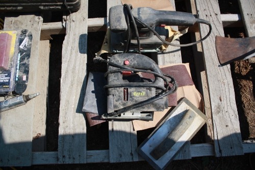 Sander, Jigsaw, hand sander, sandpaper