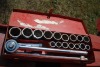 3/4 Drive socket set w/ ratchet, swaybar, & extensions