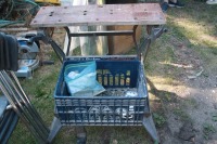Workmate bench, electrical supplies