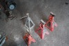 2 - 3 ton jack stands, 1 - 1 1/2 ton, 2 light duty