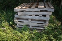Assortment of wood pallets