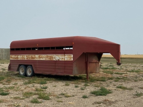 Blue Hills 7' x 20' stock trailer