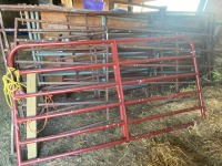 2- red gates 8' & 5'