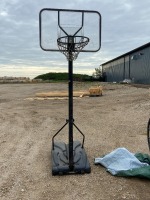 Portable basketball stand & hoop