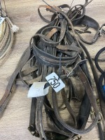 Leather harness parts