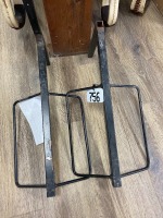 2 - metal saddle stands