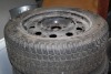 4 - Firestone Firehawk winter tires on interceptor rims 235/55/17. Bid is per tire- must take 4 tires - 2