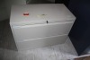 Global 2 drawer adjustable file cabinet 36" wide x 18" deep x 26" high - 2