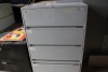 4 drawer adjustable file cabinet 36" wide x 18" deep x 51" high - 2