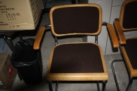 5 office chairs Bid is per chair - must take 5 chairs