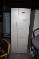 Lockable cabinet locker/file combo 24" wide x 24" deep x 64" high