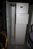 Lockable cabinet locker/file combo 24" wide x 24" deep x 64" high - 2