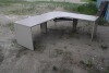 3 piece corner desk w/ keyboard tray 90" x 90" x 36"