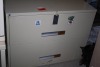 2 drawer file cabinet 36" wide x 18" deep x 27" high w/ padlock locking - 2