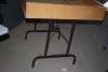 2 - Display tables w/ folding legs 36" x 36" x 35" high - 2