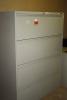 Global 4 drawer file cabinet 42" wide x 18" deep x 57" high