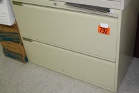 2 drawer file cabinet 36" wide x 18" deep x 26" high